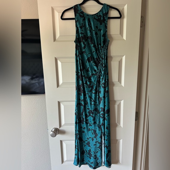 Rails Gabriella Slip Midi Dress in Teal Ice - Picture 5 of 10